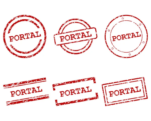 Sellos de portal — Vector de stock