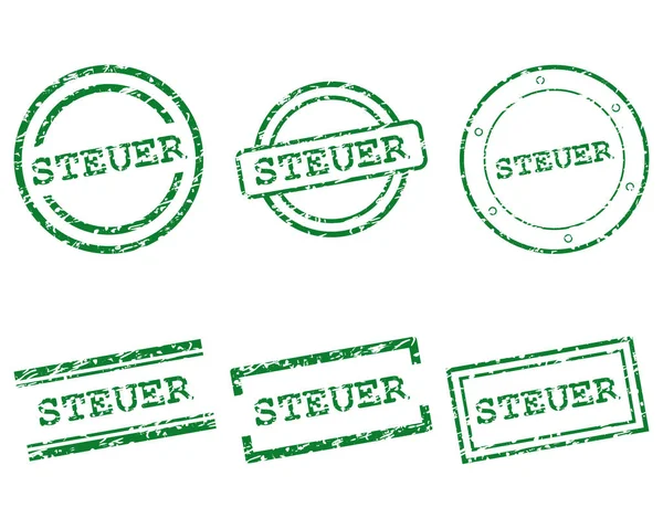 Timbres Steuer — Image vectorielle