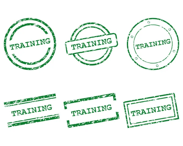 Training stamps — Stock Vector