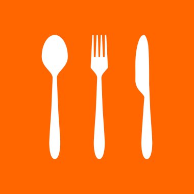 Çatal bıçak takımı ve arka plan