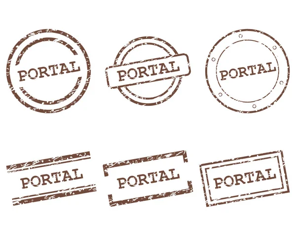 Selos de portal —  Vetores de Stock