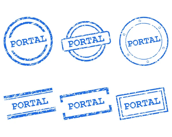 Timbres de portail — Image vectorielle