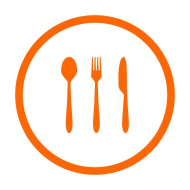 Çatal bıçak takımı ve daire