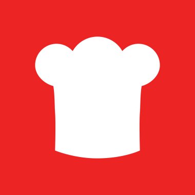 Chef şapka ve arka plan