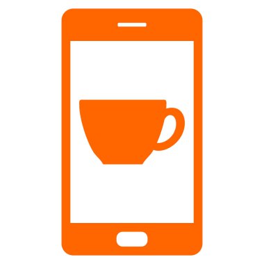 Bardak ve akıllı telefon.