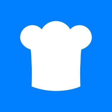 Chef şapka ve arka plan