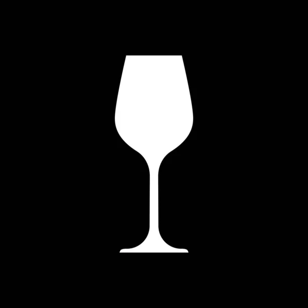 Verre à vin et fond — Image vectorielle