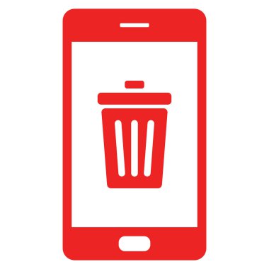 Atık kutusu ve akıllı telefon