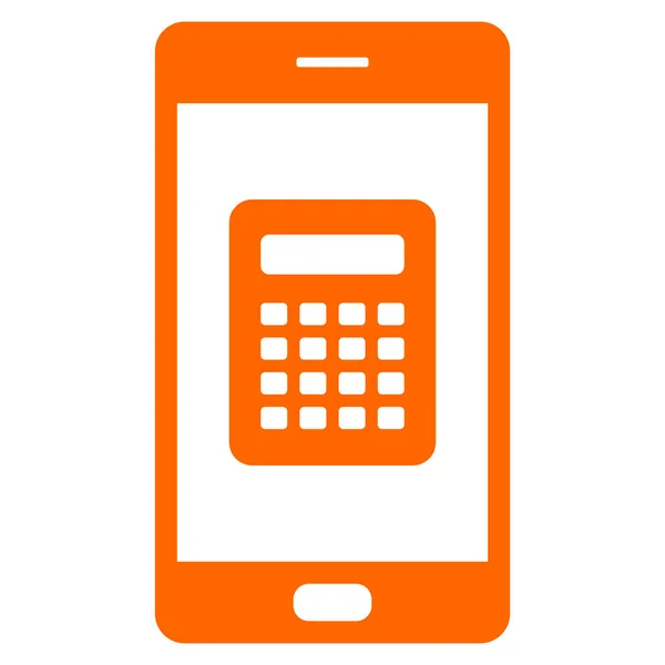 Calculatur és smartphone — Stock Vector