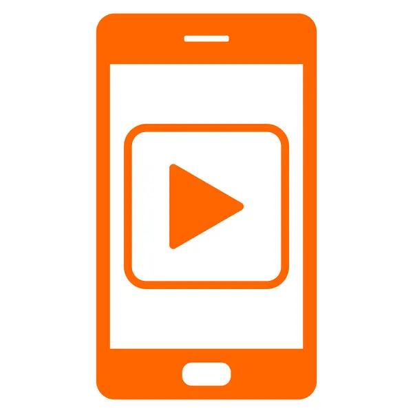 Video und Smartphone — Stockvektor
