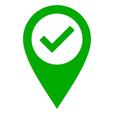 Onay ve konum iğnesi