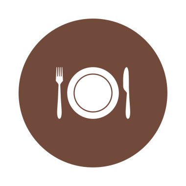 Çatal bıçak takımı ve daire