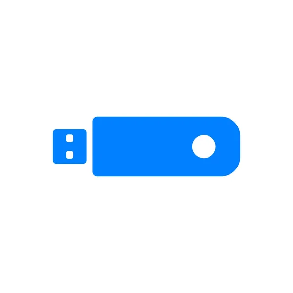Memoria USB y fondo — Archivo Imágenes Vectoriales