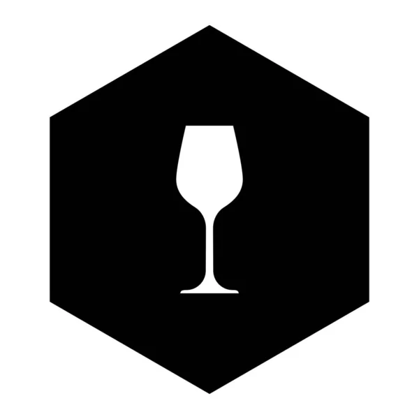 Ποτήρι κρασιού και χτένα — Διανυσματικό Αρχείο