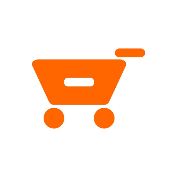 Carrito de compras y fondo — Vector de stock