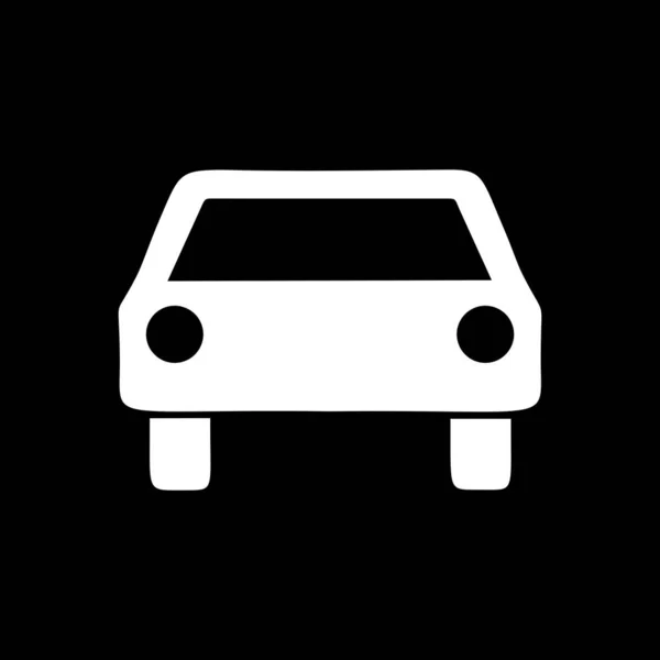 Coche y fondo — Vector de stock