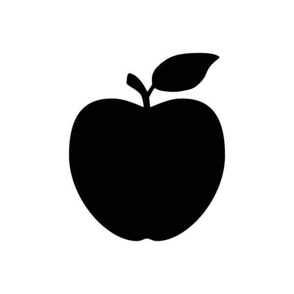 Apfel und Hintergrund — Stockvektor