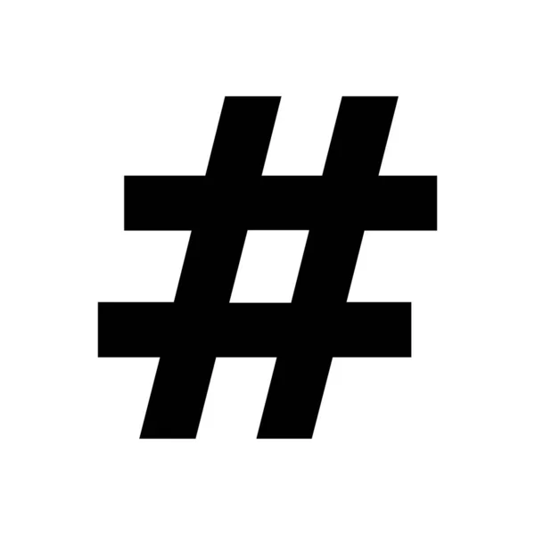 Clipart hashtag sign Hashtag Symbol Black Vector Clipart Eps10