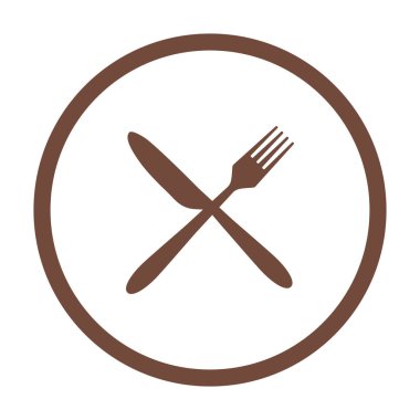 Çatal bıçak takımı ve daire