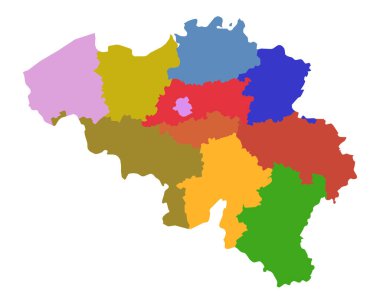 Doğru Belçika Haritası