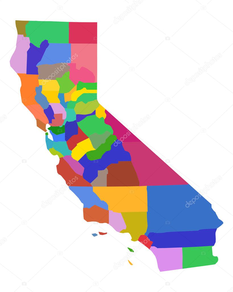 Accurate map of California