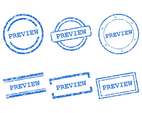 Previsualizar sellos — Archivo Imágenes Vectoriales