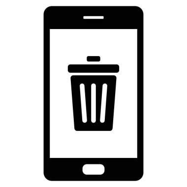 Atık kutusu ve akıllı telefon