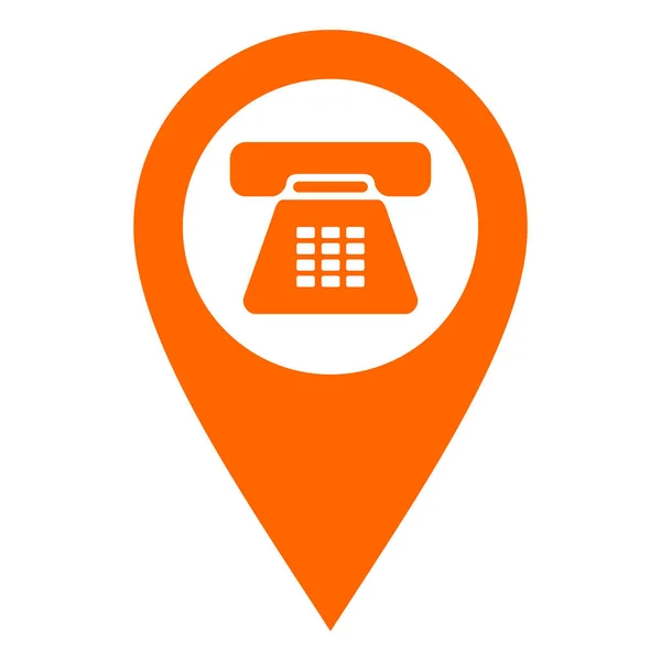 Pincode voor telefoon en locatie — Stockvector