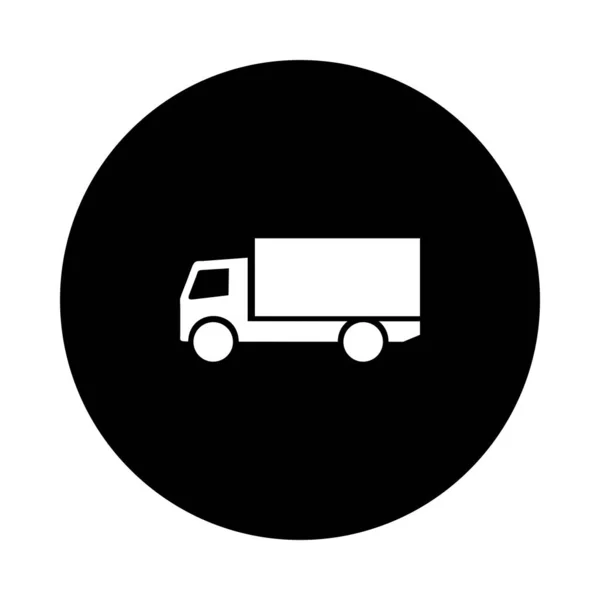 Caminhão e círculo —  Vetores de Stock