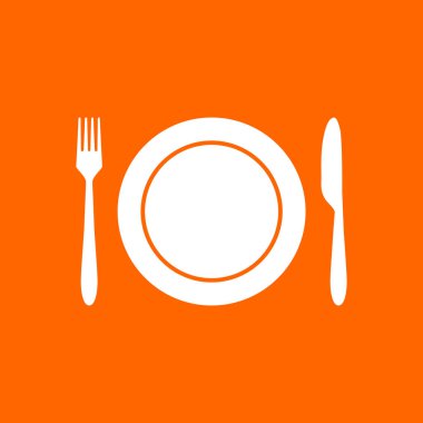 Çatal bıçak takımı ve arka plan