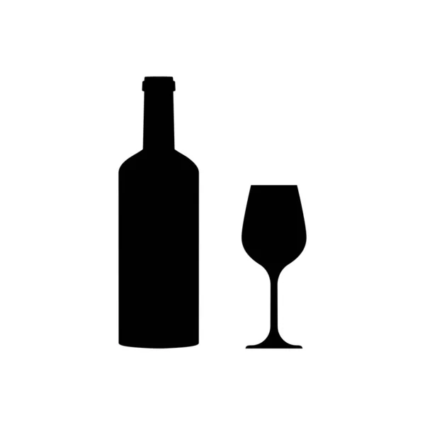 Γυαλί και φόντο κρασιού — Διανυσματικό Αρχείο