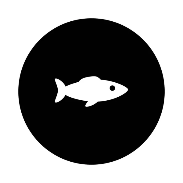 Рыба и круг — стоковый вектор