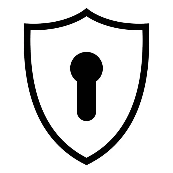 锁和盾牌 — 图库矢量图片