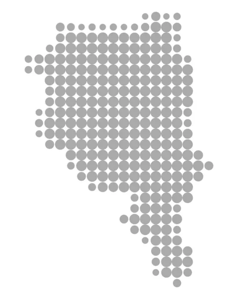Точної карти Тічіно — стоковий вектор