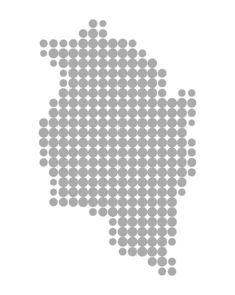 Точної карти Форарльберг — стоковий вектор