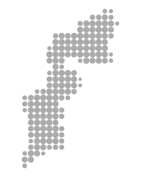 Точної карти Бургенланд — стоковий вектор