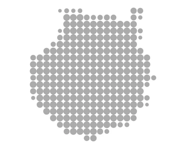 La carte de Gran Canaria — Image vectorielle