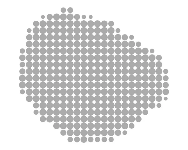 Carte précise de Gomera — Image vectorielle