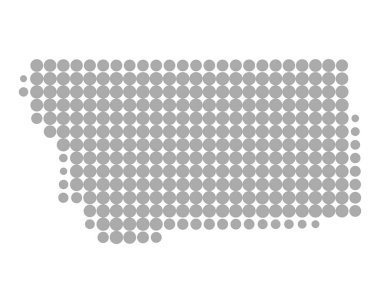 Montana doğru harita