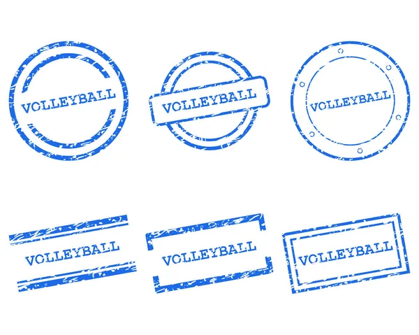 Timbres de volley — Image vectorielle