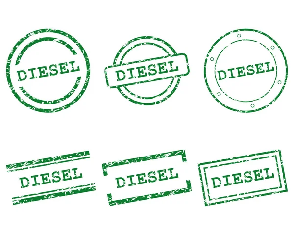 Diesel stamps — ストックベクタ