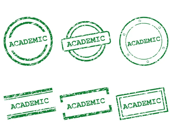 Academic stamps — ストックベクタ