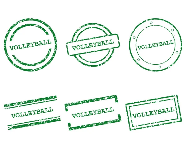 Timbres de volley — Image vectorielle