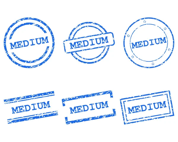 Medium stamps — Stock Vector