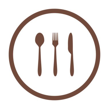 Çatal bıçak takımı ve daire