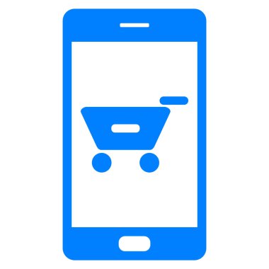 alışveriş sepeti ve smartphone