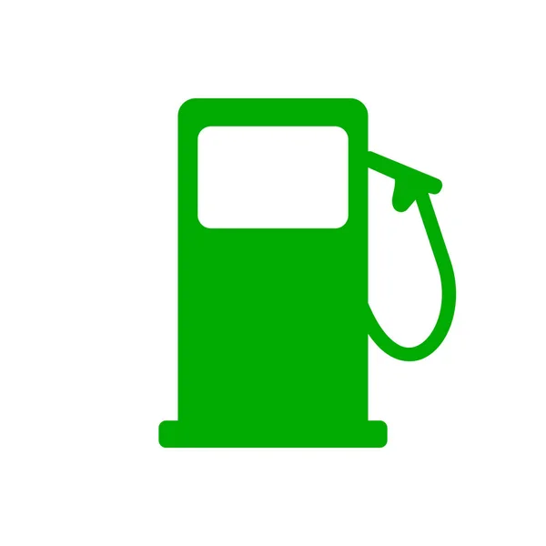 Gasolinera y fondo — Vector de stock