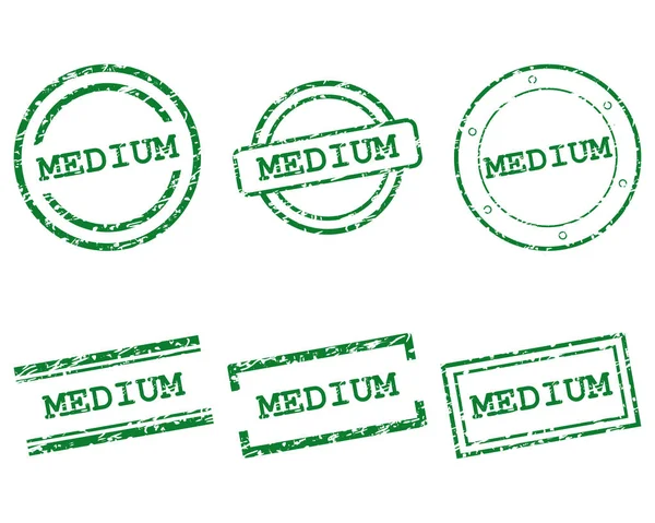 Medium stamps — Stock Vector