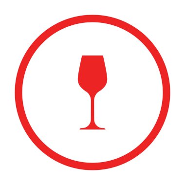 Şarap kadehi ve daire