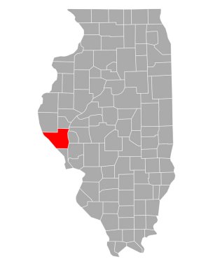 Illinois 'deki Pike Haritası